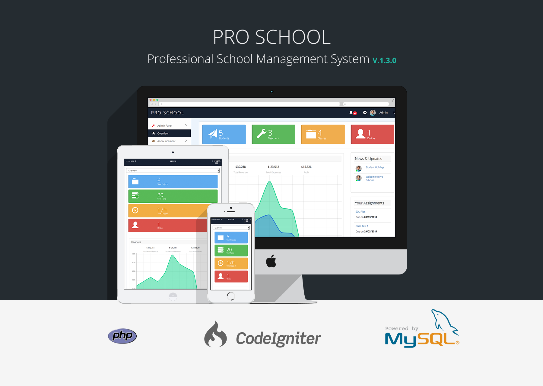 Pro School - PHP School Management System - 1